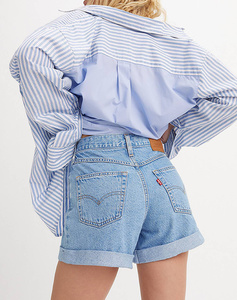 LEVIS ROLLED 80S MOM SHORTS