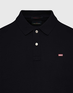 FUNKY BUDDHA Essential polo μπλούζα με κεντημένο logo