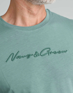 NAVY&GREEN T-SHIRTS - T-SHIRTS