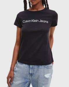 CALVIN KLEIN JEANS CORE INSTIT LOGO SLIM FIT TEE
