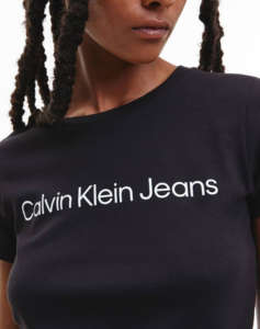 CALVIN KLEIN JEANS CORE INSTIT LOGO SLIM FIT TEE