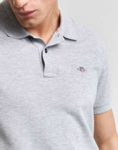 GANT ΜΠΛΟΥΖΑ ΚΜ REG SHIELD SS PIQUE POLO