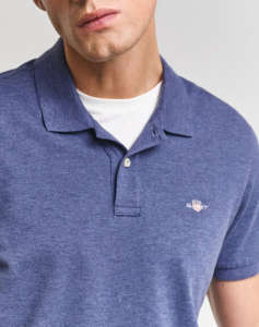 GANT ΜΠΛΟΥΖΑ ΚΜ REG SHIELD SS PIQUE POLO