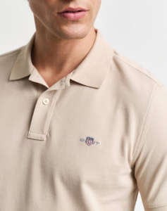 GANT ΜΠΛΟΥΖΑ ΚΜ REG SHIELD SS PIQUE POLO