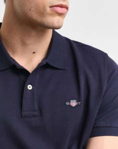 GANT ΜΠΛΟΥΖΑ ΚΜ REG SHIELD SS PIQUE POLO