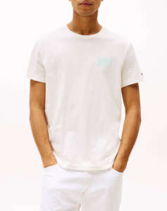 TOMMY JEANS TJM SLIM BUBBLE PRINT SS TEE EXT