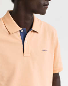 GANT ΜΠΛΟΥΖΑ ΚΜ REG CONTRAST PIQUE SS POLO