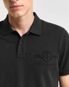 GANT ΜΠΛΟΥΖΑ ΚΜ REG TONAL SHIELD SS POLO
