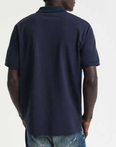 GANT ΜΠΛΟΥΖΑ ΚΜ REG CONTRAST PIQUE SS POLO