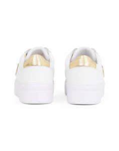 TOMMY HILFIGER PLATFORM COURT SNEAKER METALLICS