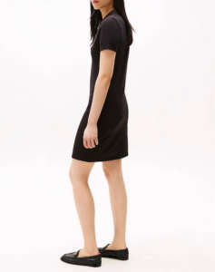 TOMMY HILFIGER SLIM OPEN NK POLO DRESS SS