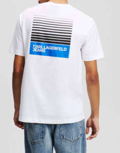 KARL LAGERFELD JEANS KLJ REG BOX FADE LOGO TEE