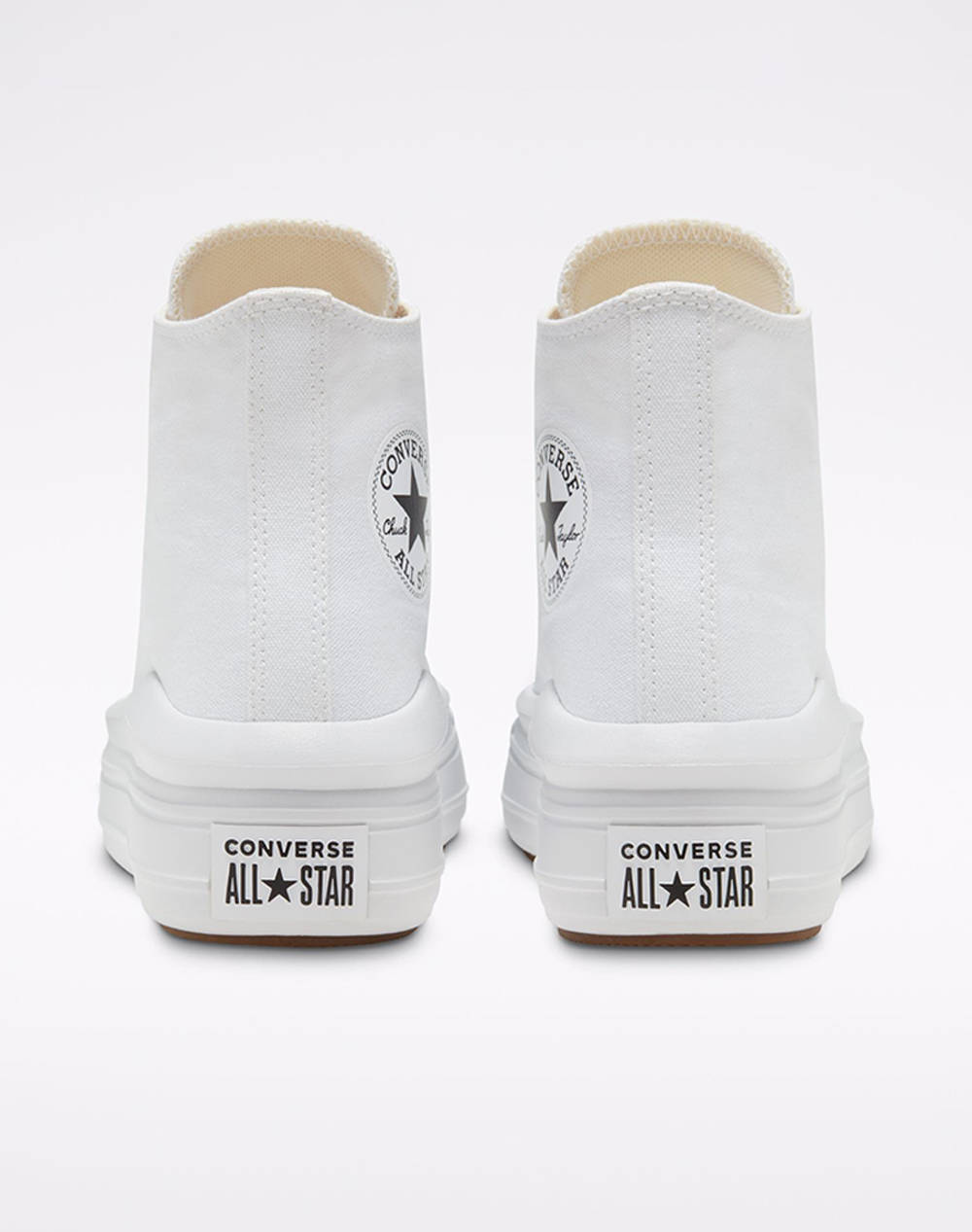 Converse Chuck Taylor All Star Move 568498C-102 White Γυναικεία παπούτσια Sneakers Politikos Shop Πολιτικός