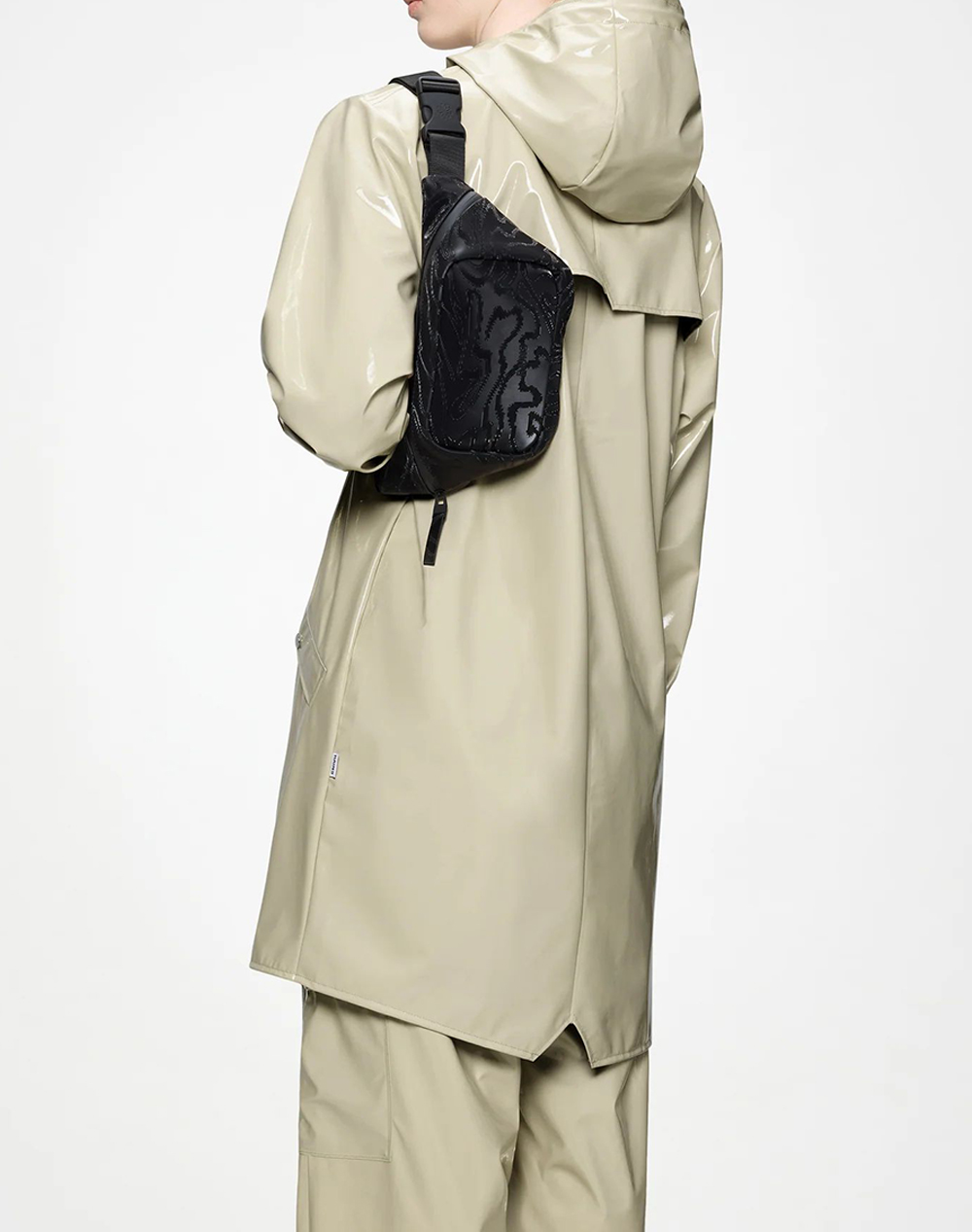 RAINS Bum Bag Mini W3 14730-151 JetBlack φωτογραφία