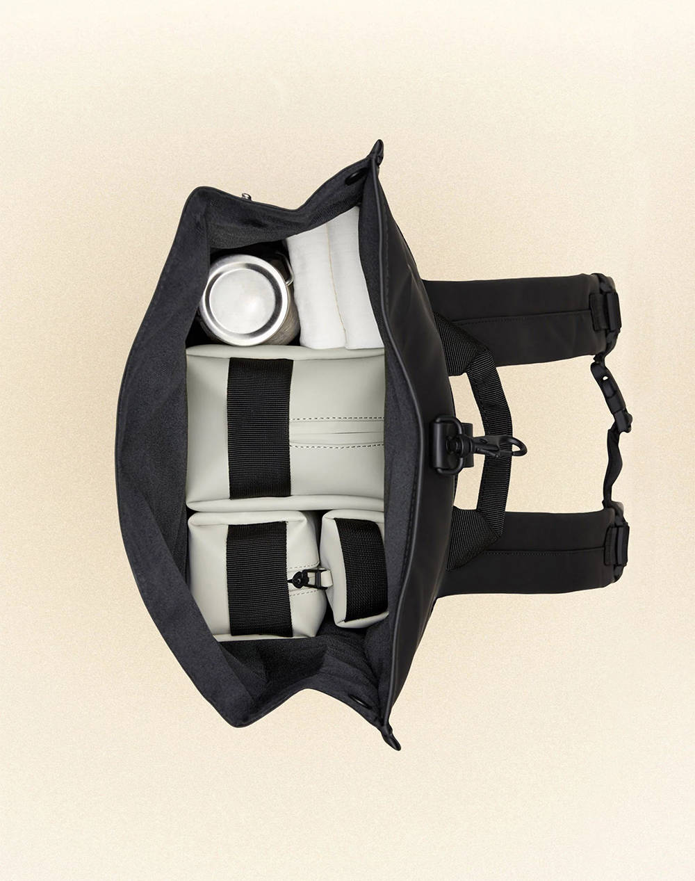 RAINS Rolltop Rucksack W3 (Διαστάσεις: 48 x 32 x 11 εκ.) 13320-03 Green φωτογραφία