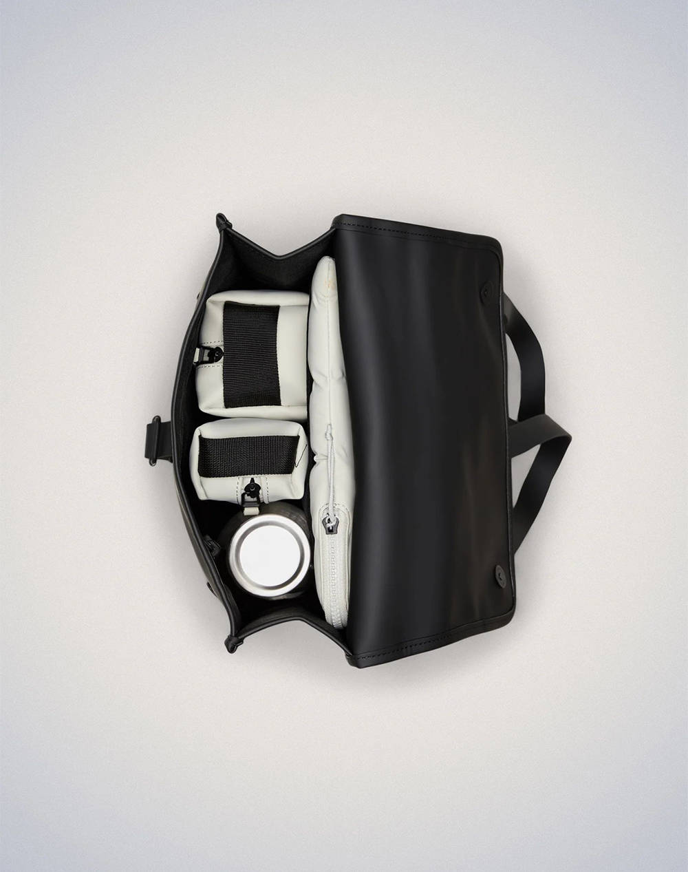 RAINS Backpack Mini W3 (Διαστάσεις: 34 x 30.5 x 12 εκ.) 13020-30 OffWhite φωτογραφία