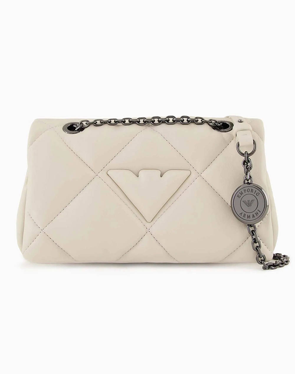 EMPORIO ARMANI WOMEN''S CLUTCH BAG (Διαστάσεις: 20 x 15 x 5 εκ) Y3C041YWJ8I-80011 Ecru