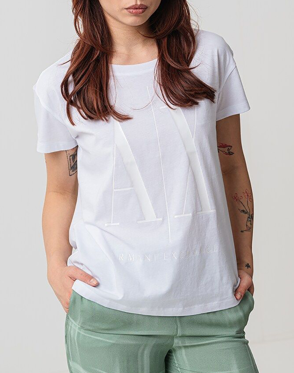 ARMANI EXCHANGE T-SHIRT . 8NYTCXYJG3Z-U0002 TotalWhite