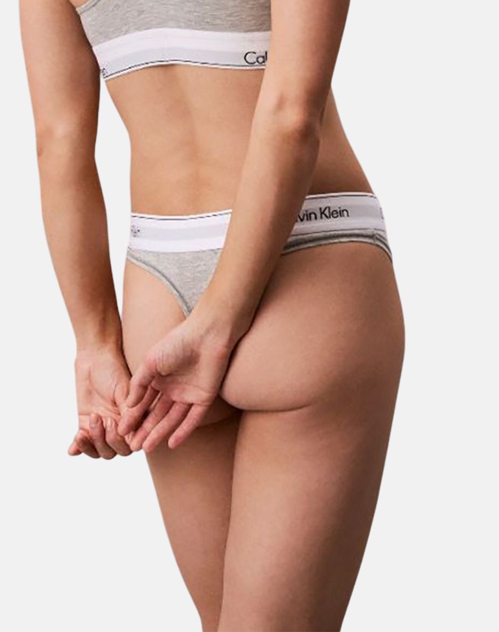 Calvin Klein Thong Lv00Qf8518-P7A Lightgray Γυναικεία εσώρουχα Σλιπ Politikos Shop Πολιτικός