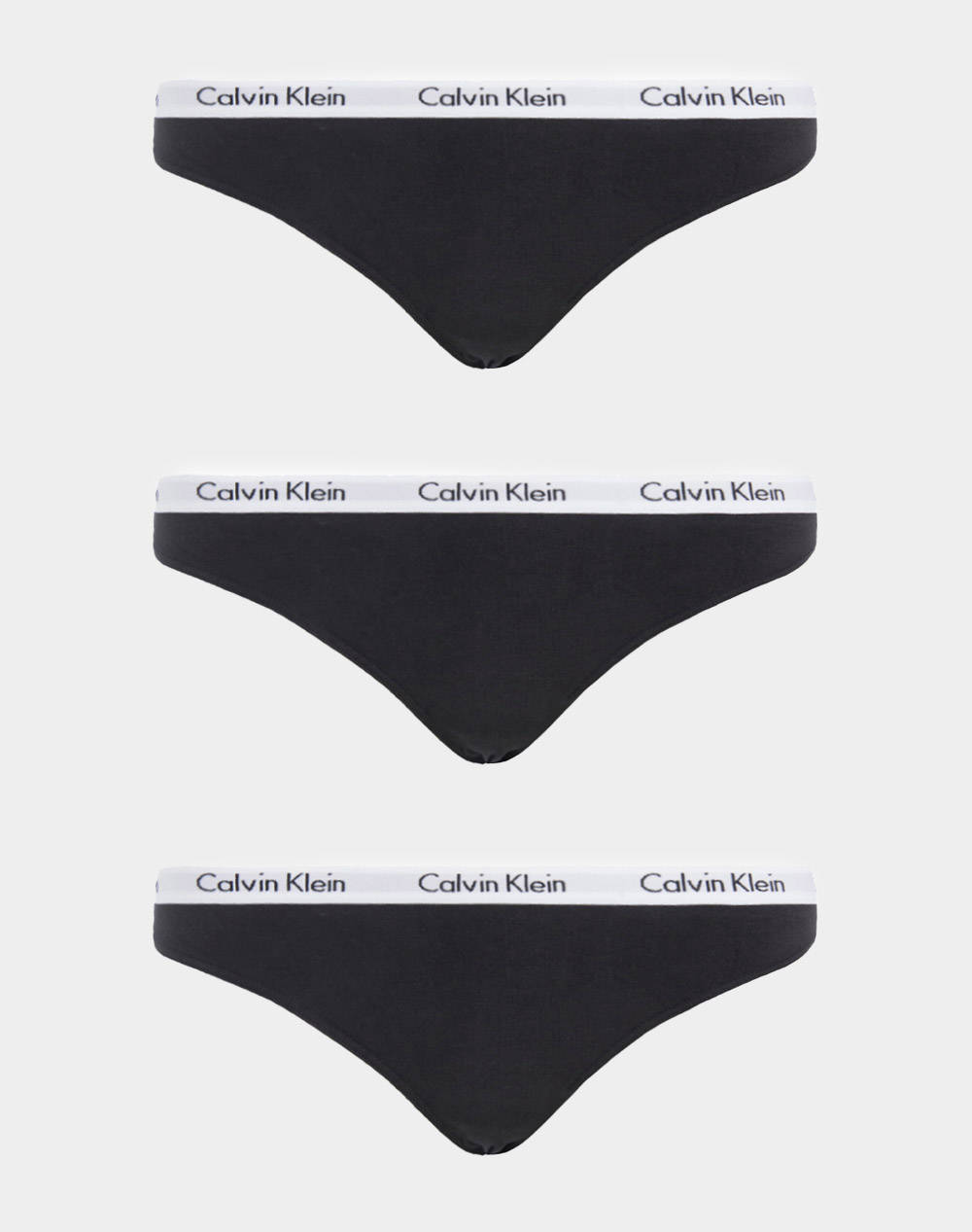 CALVIN KLEIN JEANS BIKINI 3PK 000QD3588E-001 Black φωτογραφία