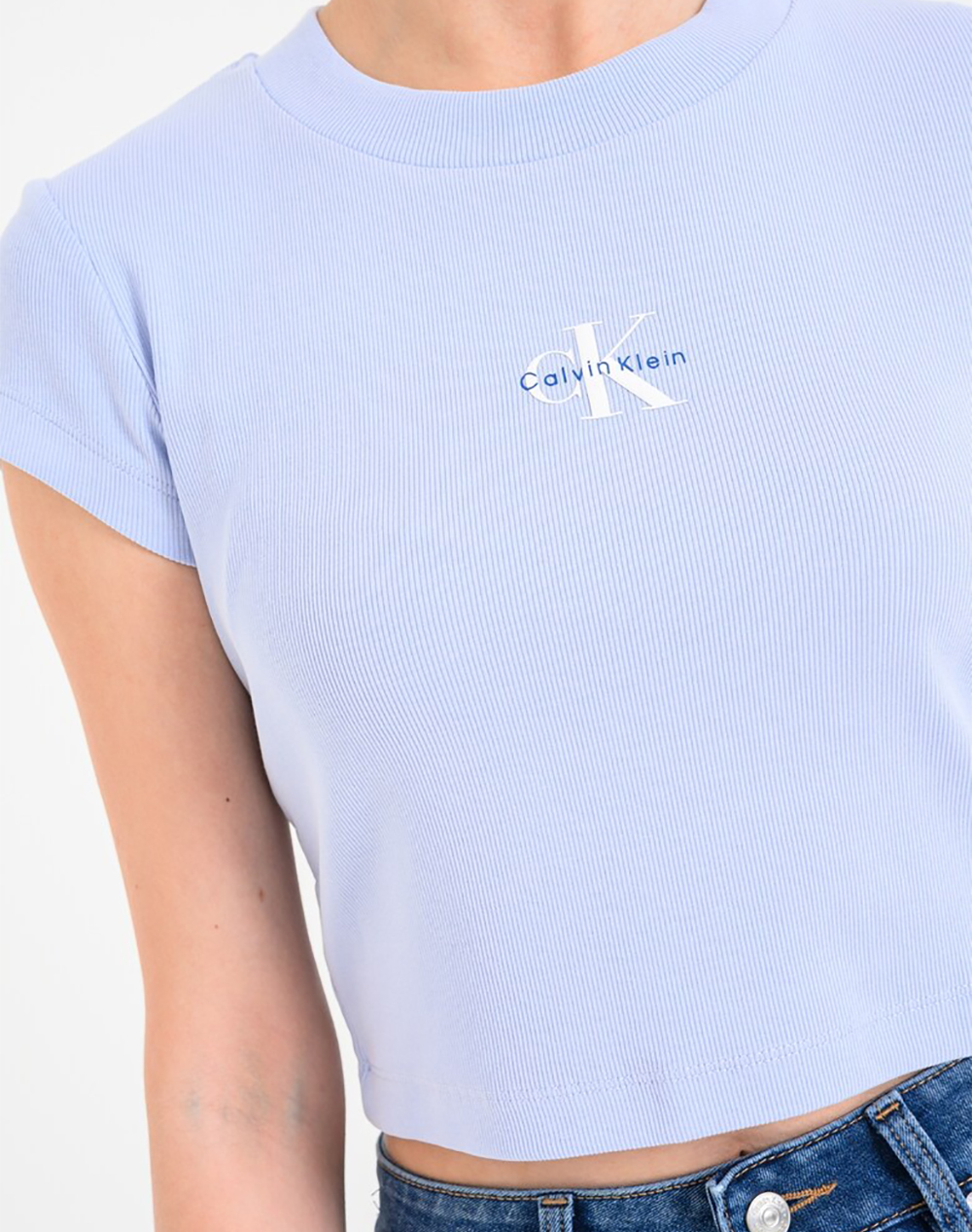CALVIN KLEIN CALVIN KLEIN JEANS MONOGRAM BABY TEE LV047AB802-TKF LightBlue - 3