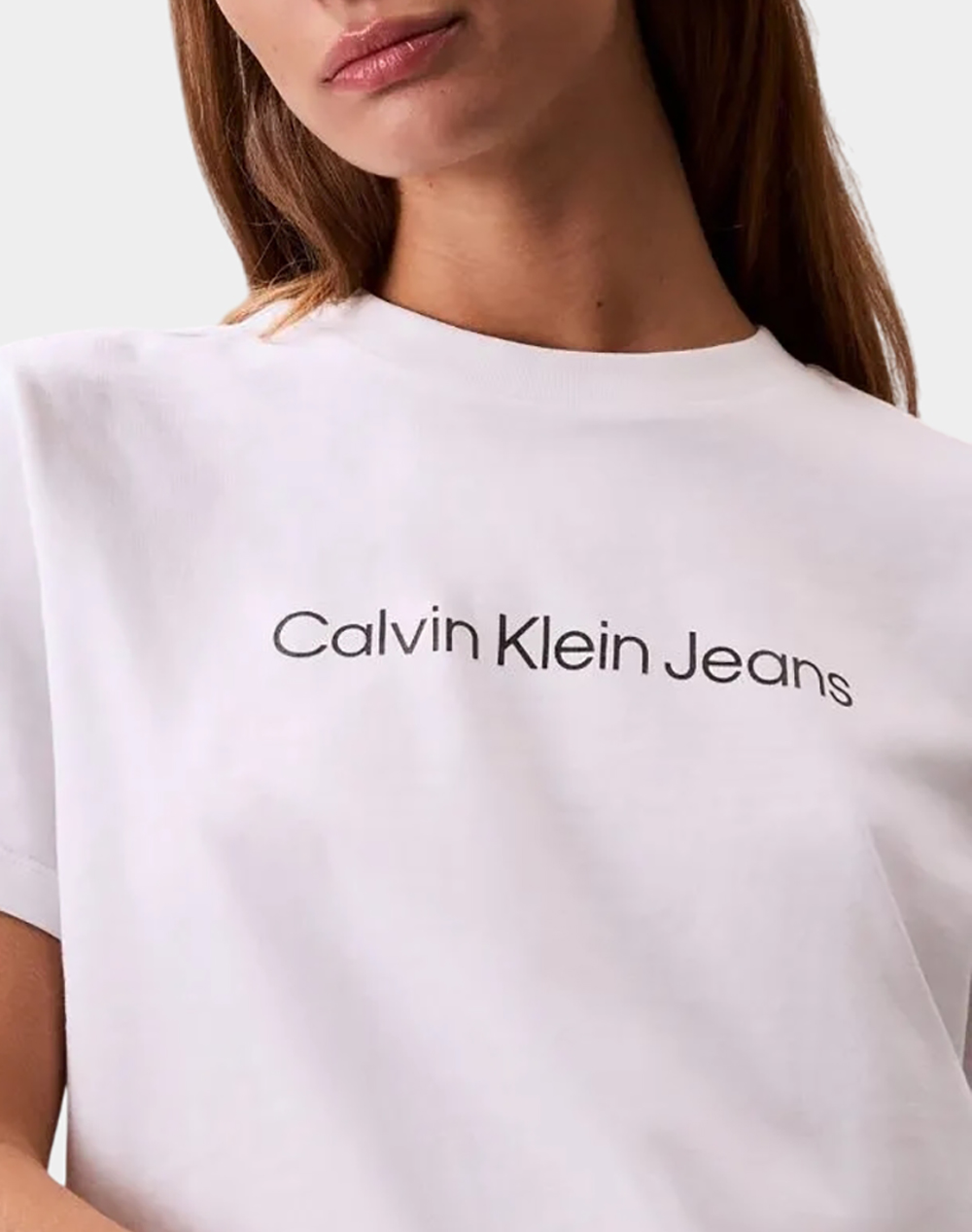 CALVIN KLEIN CALVIN KLEIN JEANS A- INST LOGO CLASSIC TEE SS LV047C912G-YAA White - 3