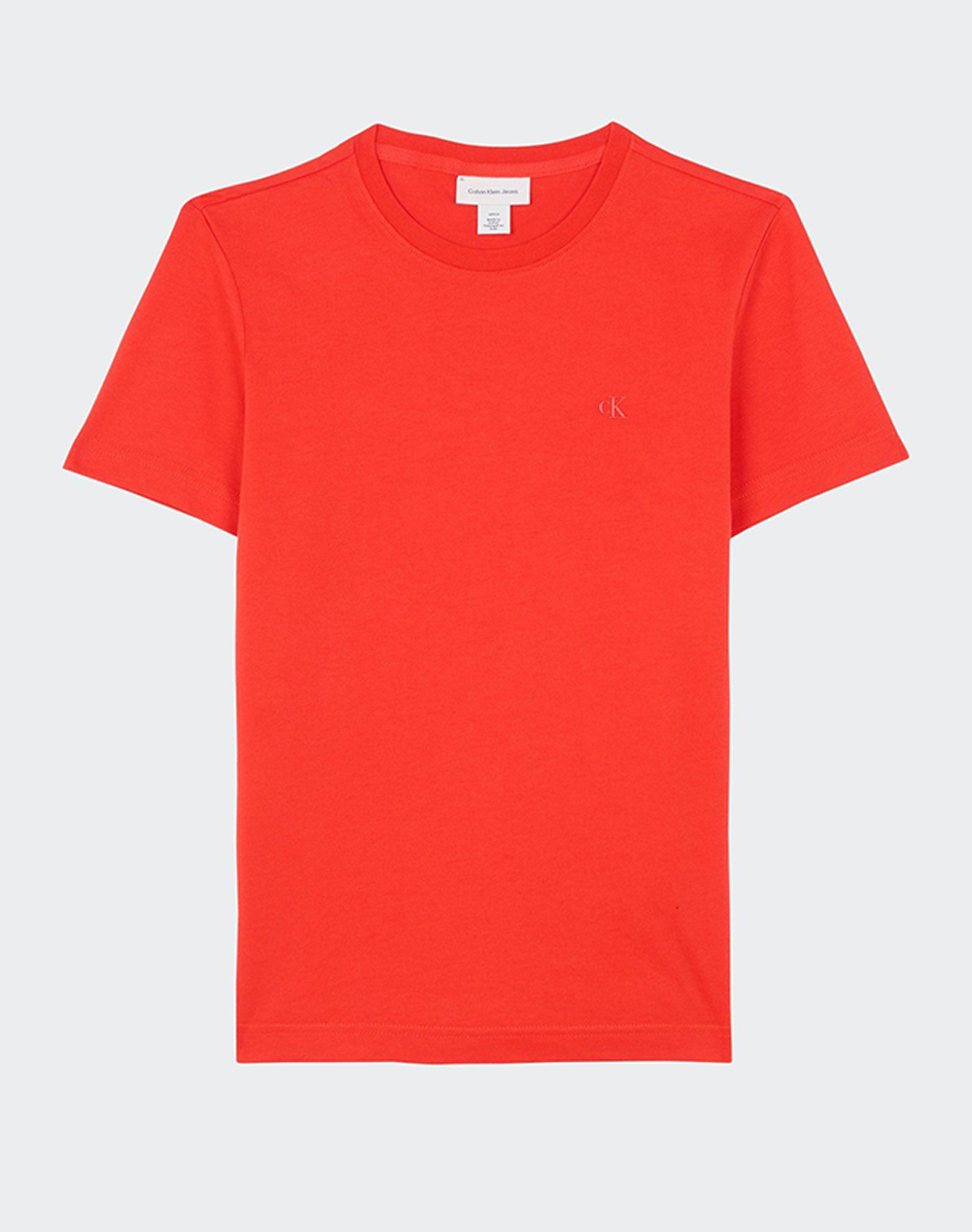CALVIN KLEIN JEANS Archive Jersey Crew Tee EU LV047B224G-XM9 OrangeRed