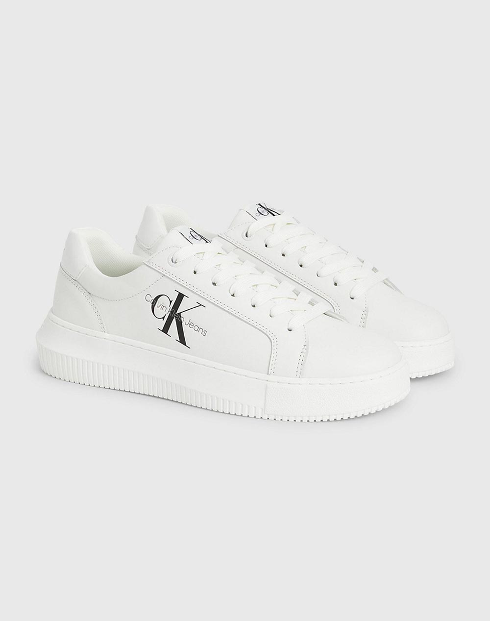 CALVIN KLEIN JEANS CHUNKY CUPSOLE MONO WN YW0YW00823-YBR TotalWhite φωτογραφία