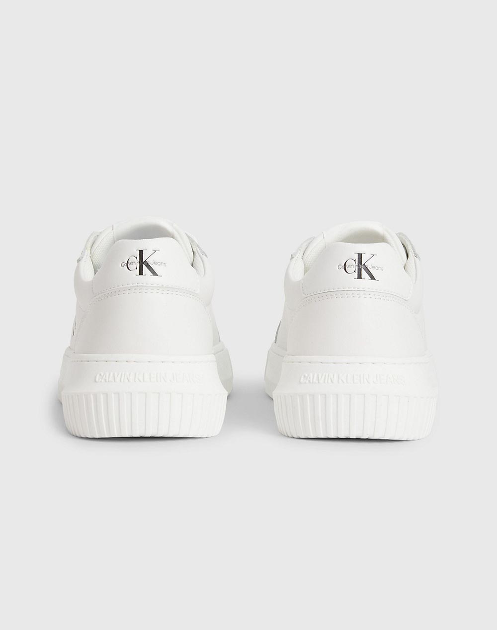 Calvin Klein Jeans Chunky Cupsole Mono Wn Yw0Yw00823-Ybr Totalwhite Γυναικεία παπούτσια Sneakers Politikos Shop Πολιτικός