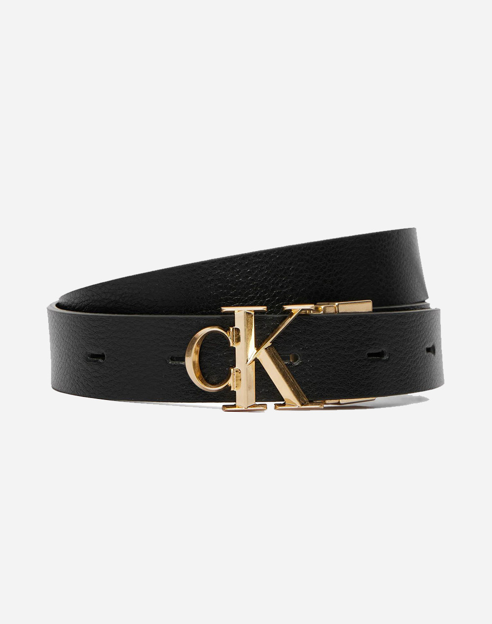 CALVIN KLEIN FACTED CK BUCKLE 25MM RE ADJ M LV04F7044G-YIH TotalBlack