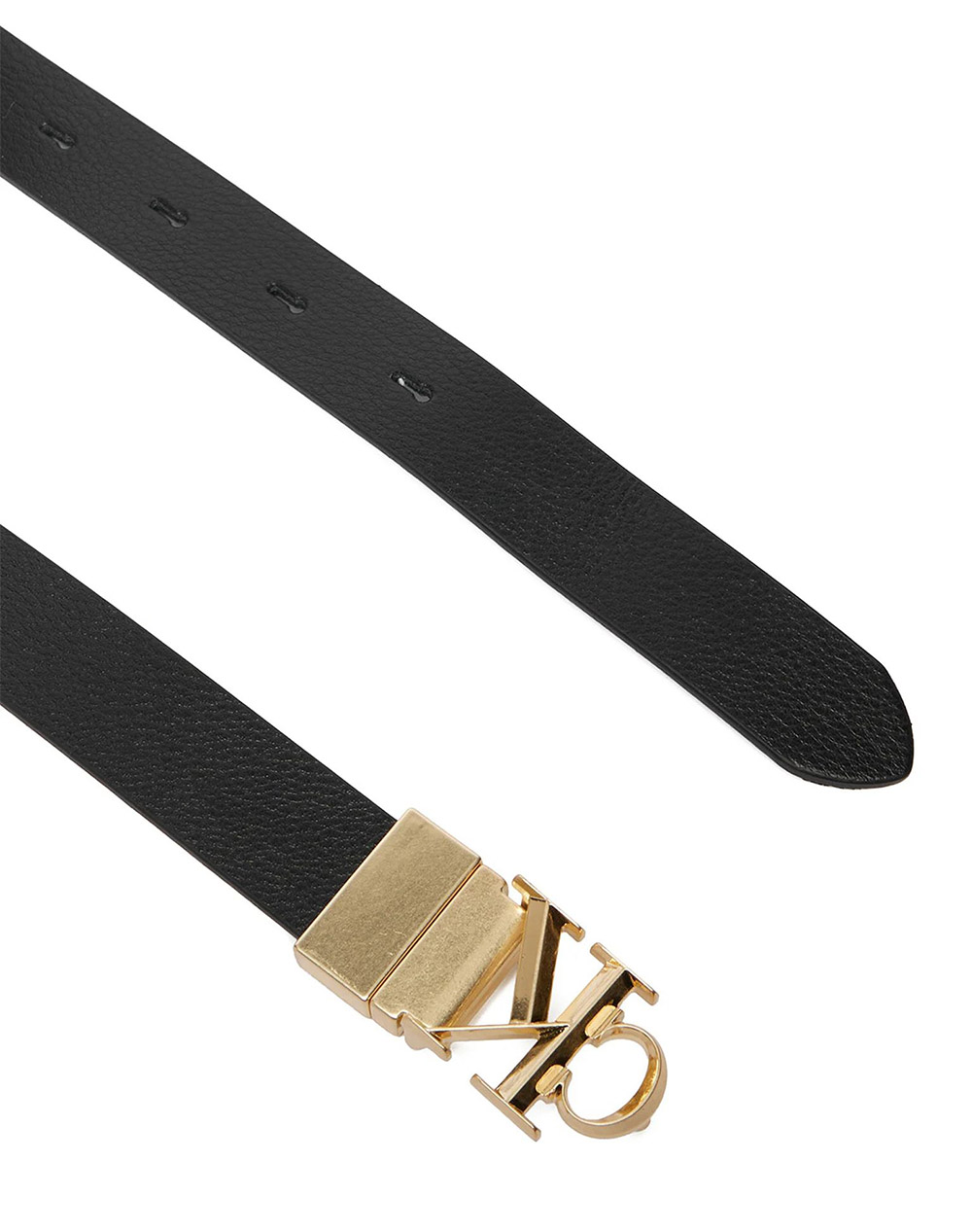 CALVIN KLEIN FACTED CK BUCKLE 25MM RE ADJ M LV04F7044G-YIH TotalBlack