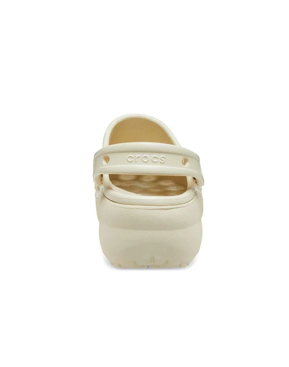 Crocs Classic Platform Clog W 206750-2Y2 Ecru Γυναικεία παπούτσια Σαγιοναρες Politikos Shop Πολιτικός