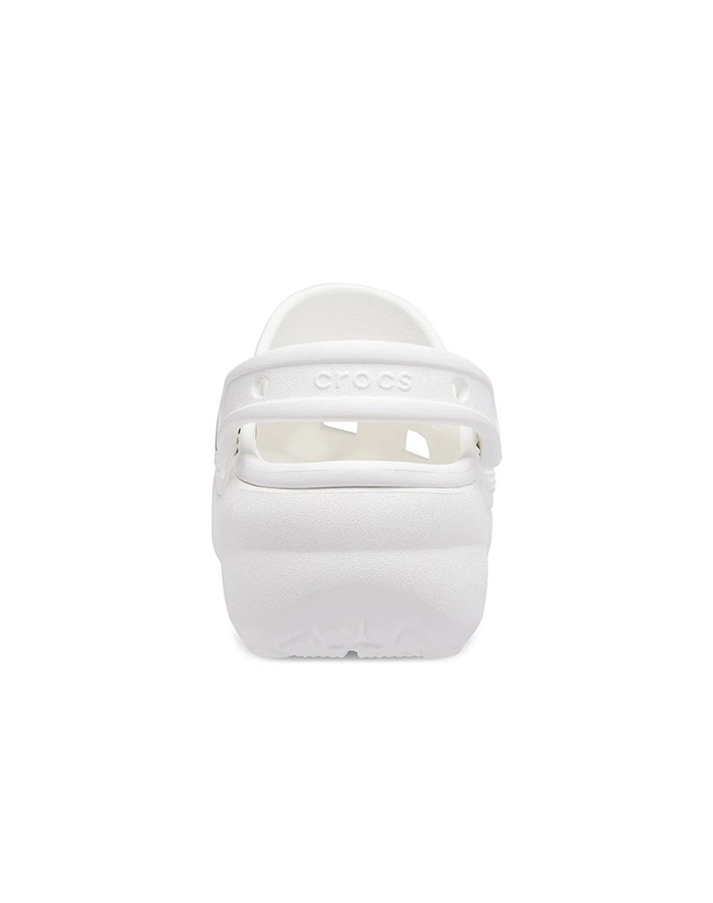 Crocs Classic Platform Clog W 206750-100 White Γυναικεία παπούτσια Σαγιοναρες Politikos Shop Πολιτικός