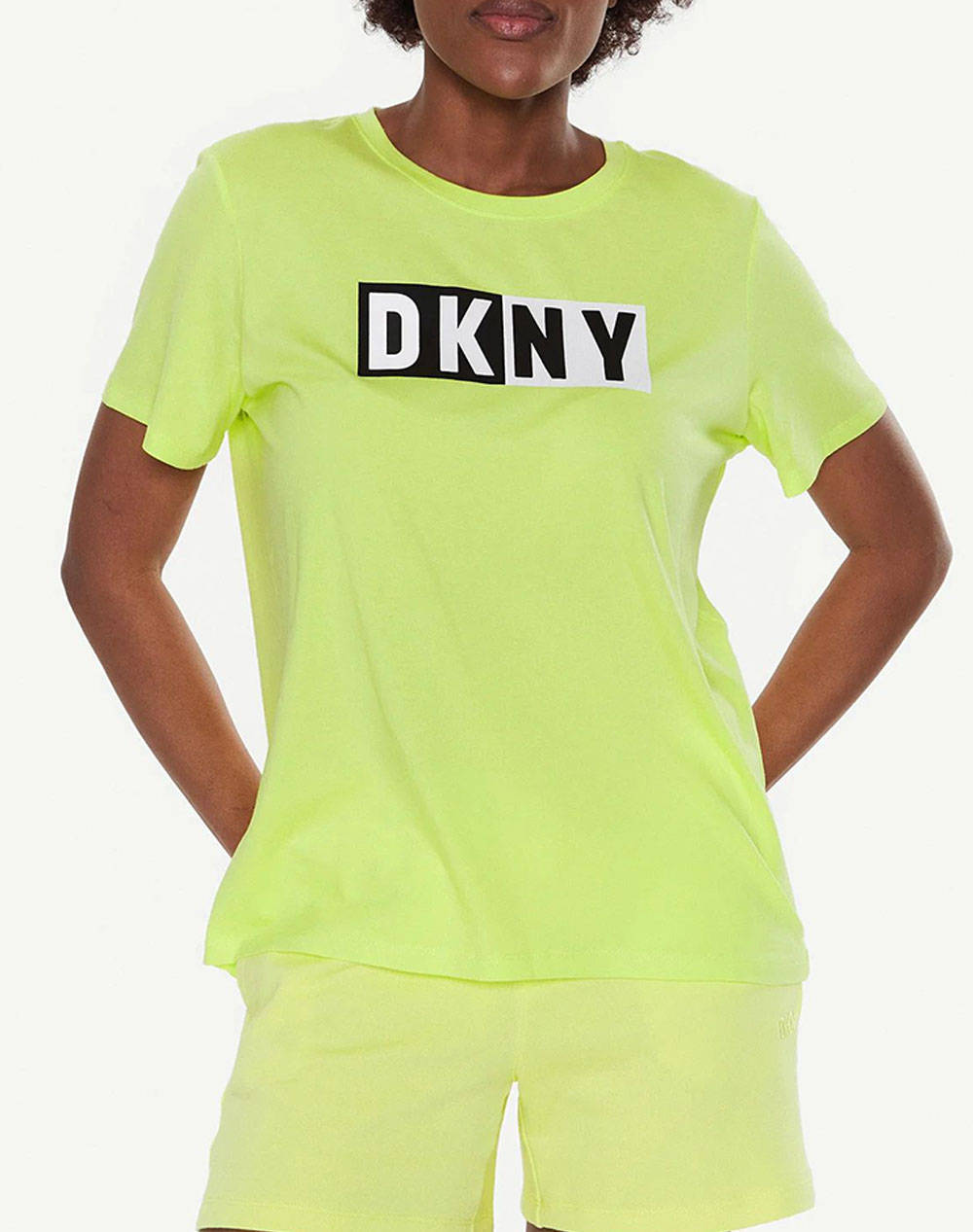 DKNY DKNY LOGO ΜΠΛΟΥΖΑΚΙ ΚΟΝΤΟΜΑΝΙΚΟ DKNY DP2T5894-0051 Lime