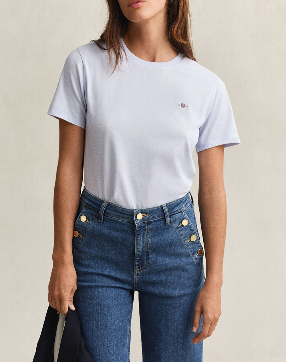 GANT ΜΠΛΟΥΖΑ ΚΜ REG SHIELD SS T-SHIRT REG SHIELD SS T-SHIRT 3GW4200200-455 EarthBlue