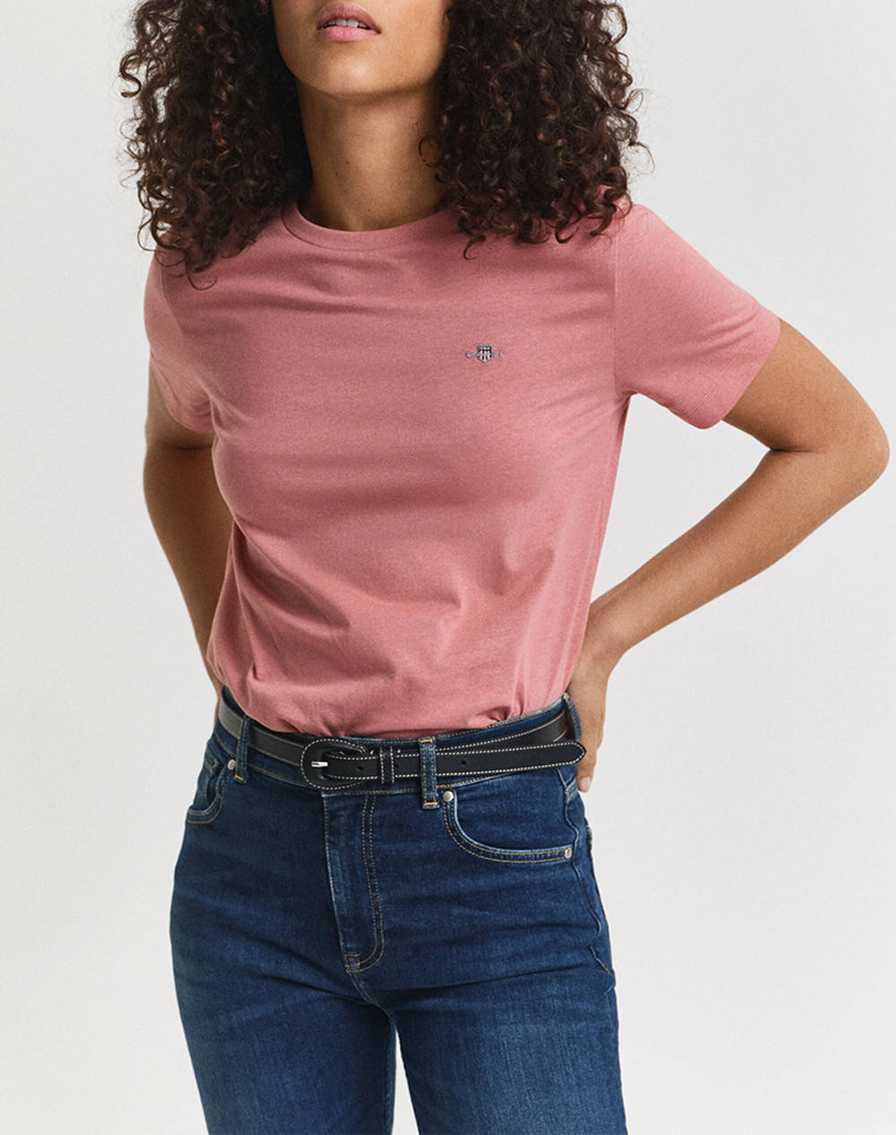 GANT ΜΠΛΟΥΖΑ ΚΜ REG SHIELD SS T-SHIRT 3GW4200200-654 deepPink