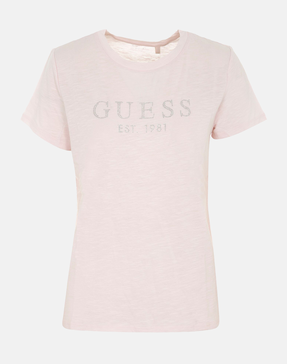 GUESS SS GUESS 1981 CRYSTAL EASY TEE ΜΠΛΟΥΖΑ ΓΥΝΑΙΚΕΙΟ W3GI76K8G01-A60W LightPink 0410AGUES3400310_XR20891