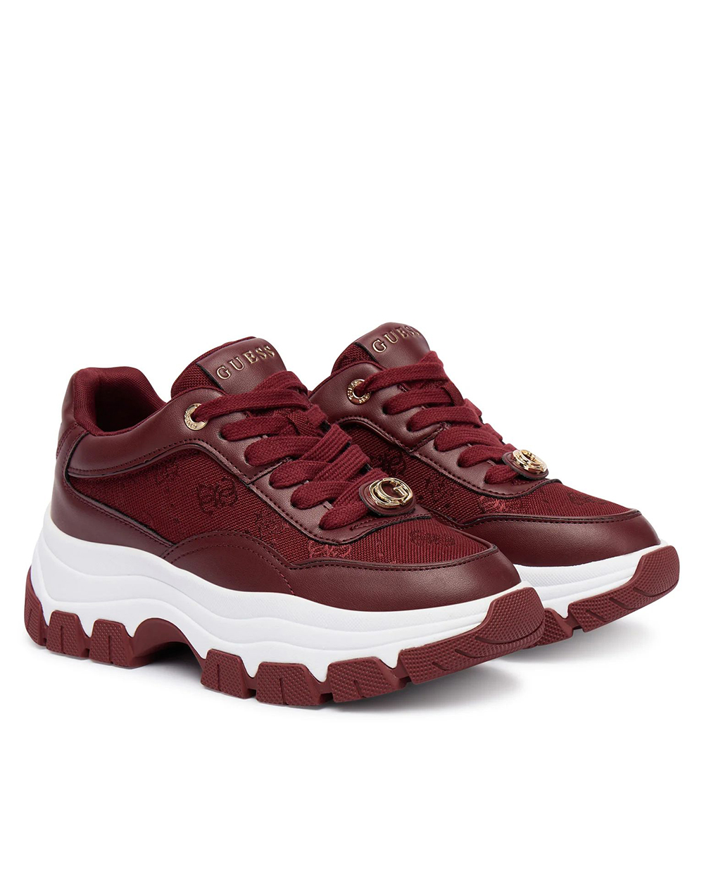 GUESS BERRETT2 ΠΑΠΟΥΤΣΙ ΓΥΝΑΙΚΕΙΟ FLFBRTELE12-WINE Bordeux