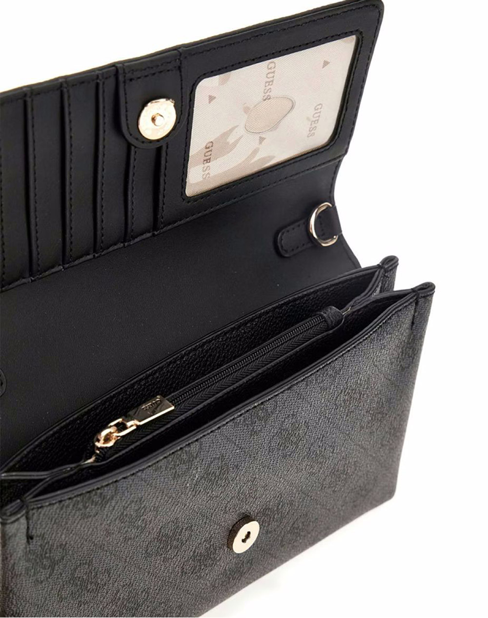 Guess Noelle Ii Xbody Flap Organizer Τσάντα Γυναικείο Hwbg9672750-Clo Black Γυναικεία αξεσουάρ τσάντες Politikos Shop Πολιτικός