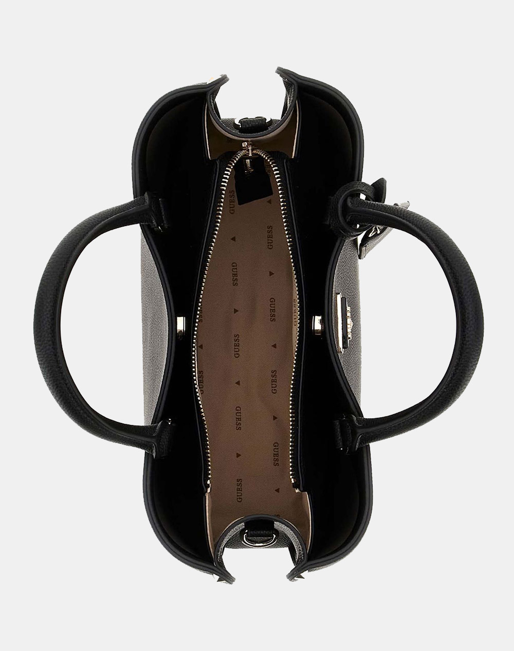 Guess Meridian Ii Girlfriend Satchel Τσάντα Γυναικείο Hwbg6974060-Bla Black Γυναικεία αξεσουάρ τσάντες Politikos Shop Πολιτικός