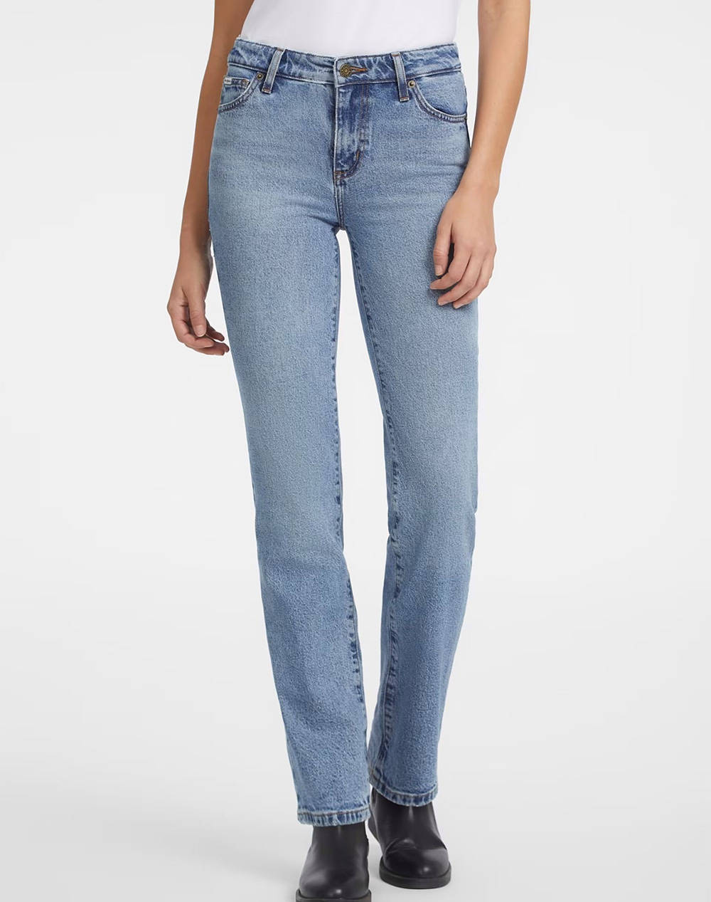 GUESS JEANS GUESS JEANS GJ G08 MID RISE STRAIGHT ΠΑΝΤΕΛΟΝΙ ΓΥΝΑΙΚΕΙΟ W4YA98D5CC5-GJLV DenimLightBlue