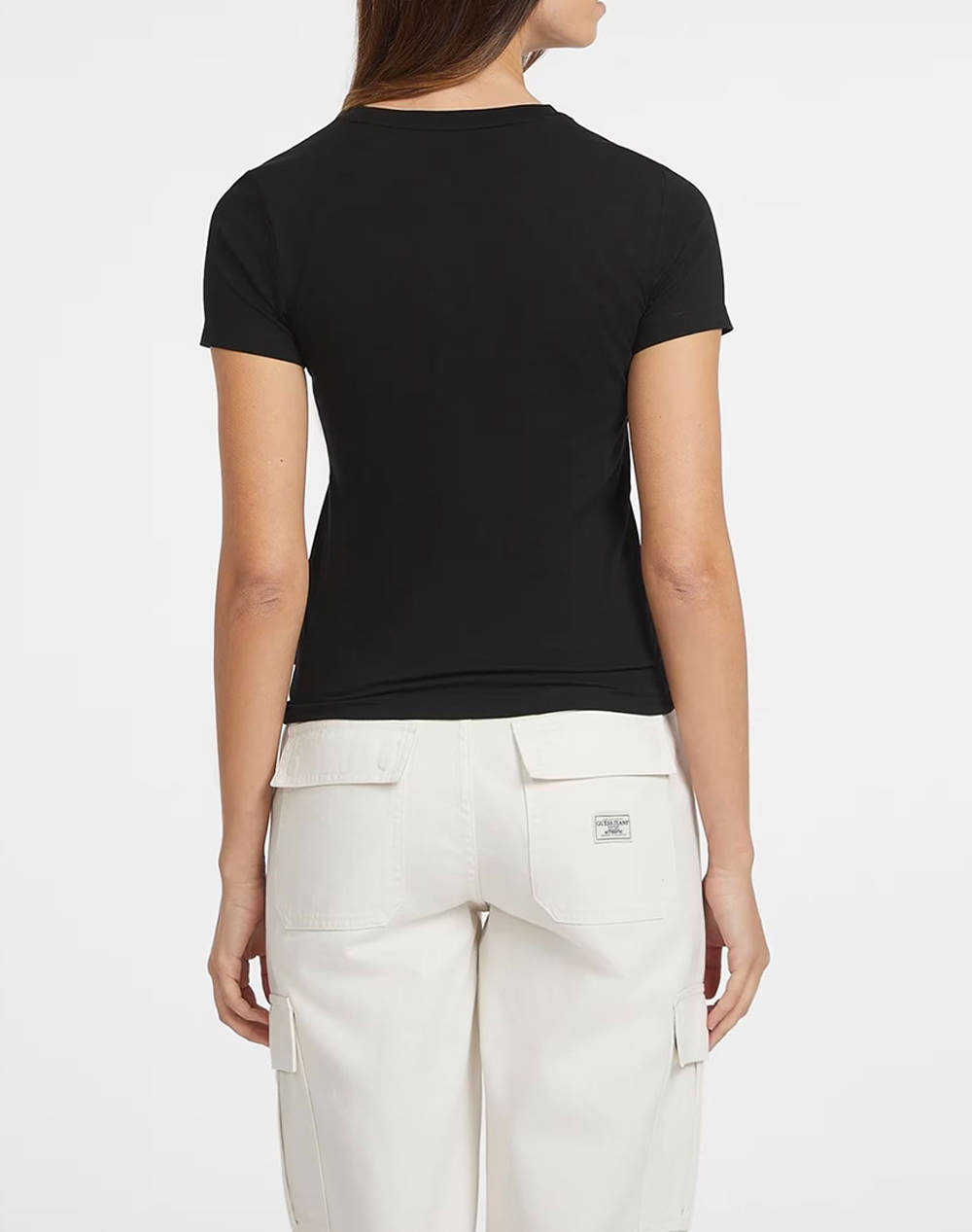 GUESS JEANS GJ SS CN SLIM LOGO PRINT TEE ΜΠΛΟΥΖΑ ΓΥΝΑΙΚΕΙΟ W4YI01J1314-JBLK Black φωτογραφία