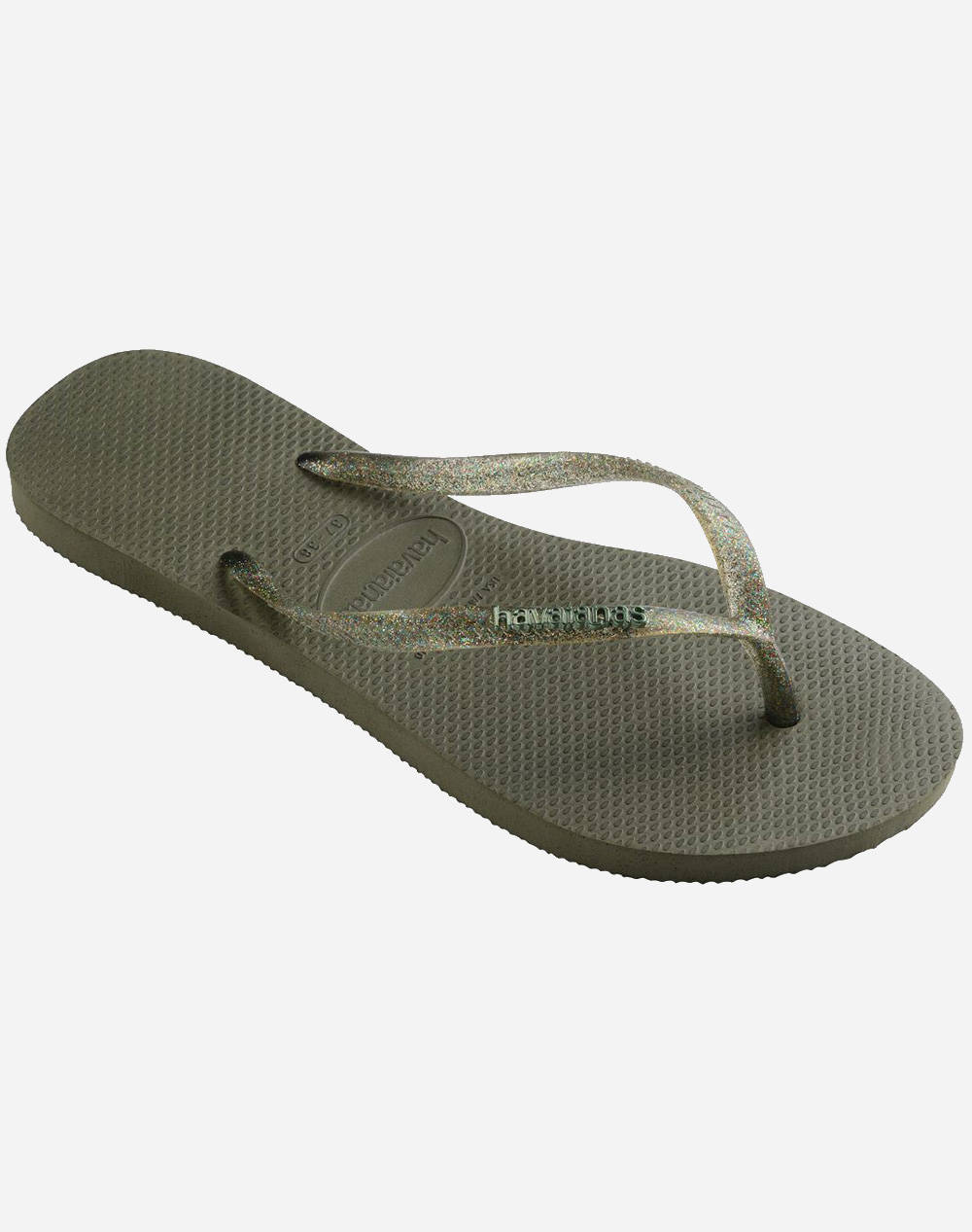 HAVAIANAS SLIM LOGO METALLIC ΣΑΓΙΟΝΑΡΕΣ 4119875-0869 Olive φωτογραφία