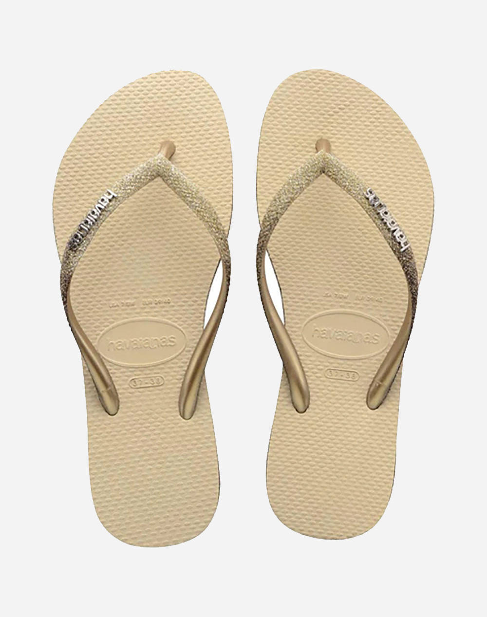 Havaianas Slim Sparkle Ii Σαγιοναρες 4146093-0154 Biege Γυναικεία παπούτσια Politikos Shop Πολιτικός