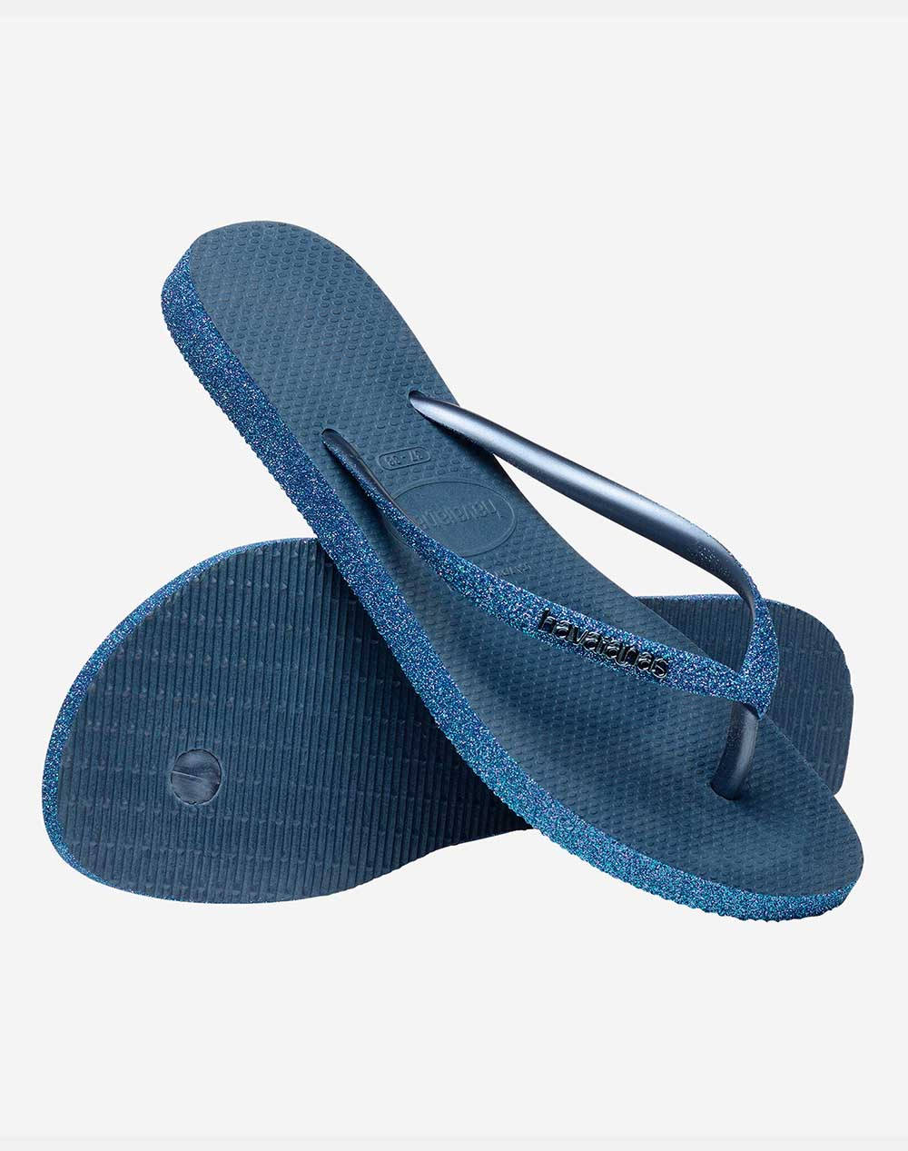 Havaianas Slim Sparkle Ii Σαγιοναρες 4146937-0089 Indigo Γυναικεία παπούτσια Politikos Shop Πολιτικός