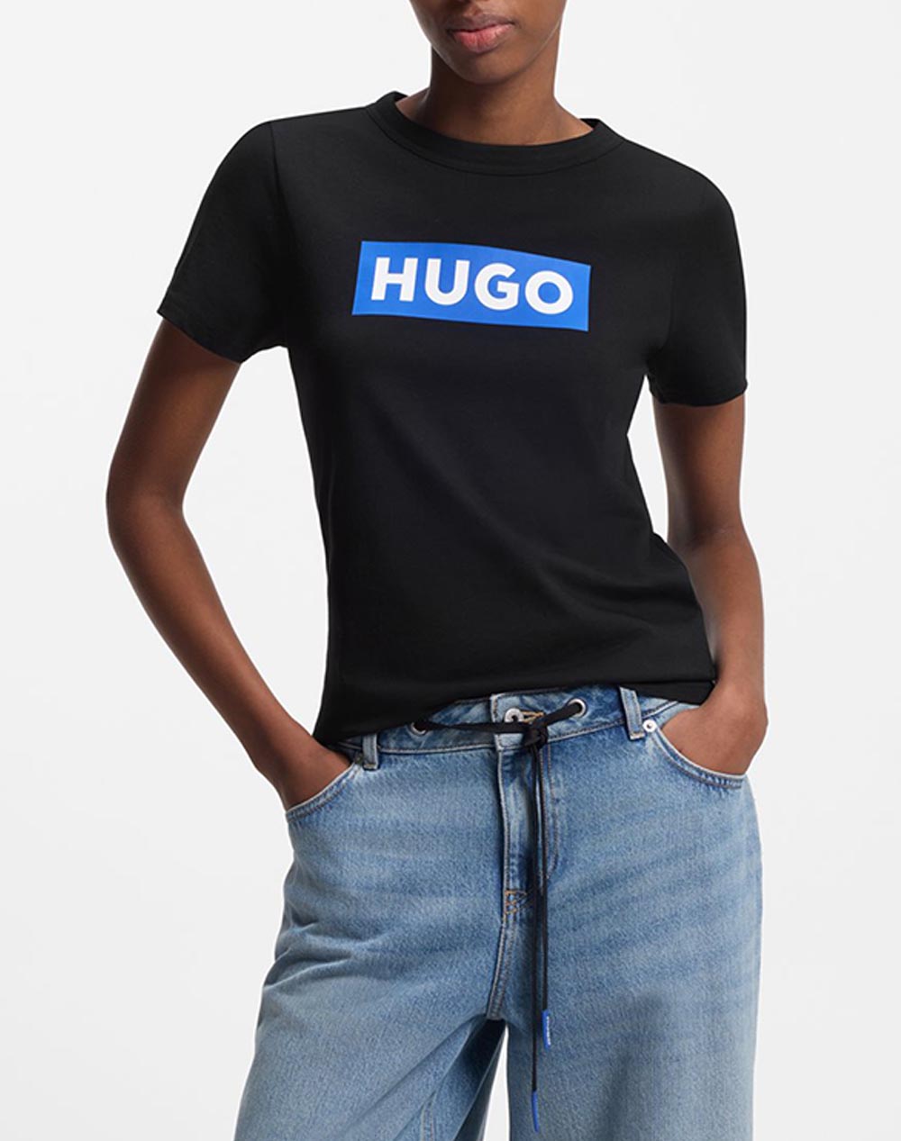 HUGO Classic Tee_B 10258021 01 50510772-001-001 Black