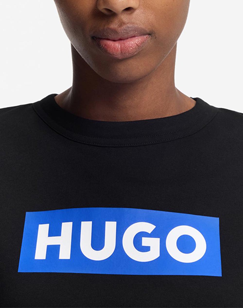 Hugo Classic Tee B 10258021 01 50510772-001-001 Black Γυναικεία ρούχα μπλούζες Τ-Shirt Politikos Shop Πολιτικός