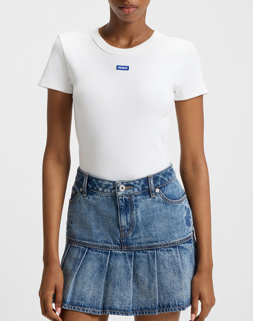 HUGO Easy Tee_B 10257055 01 50523924-100-100 White