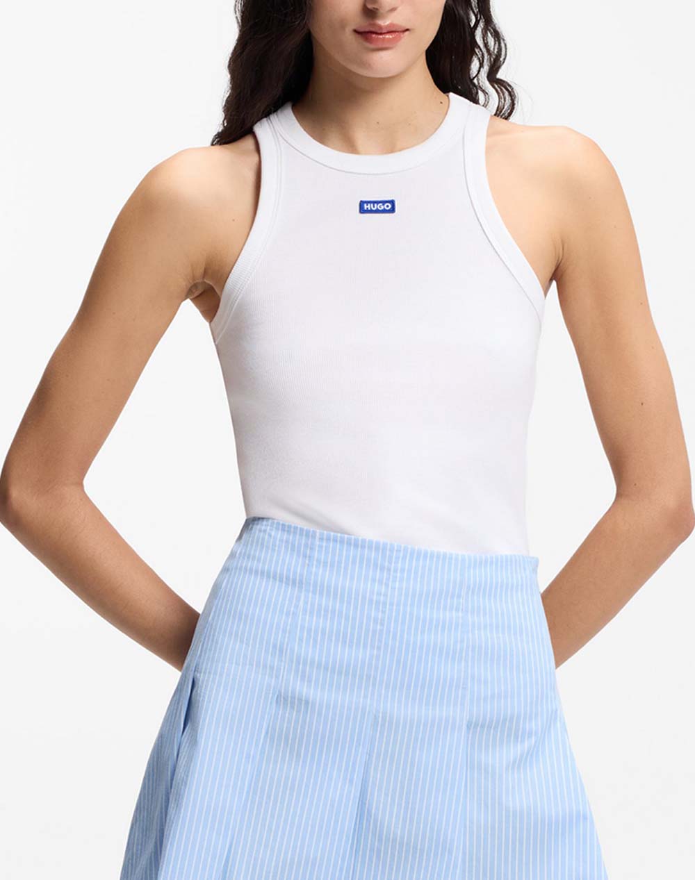 HUGO Easy Tank_B 10257055 01 50508857-100-100 White