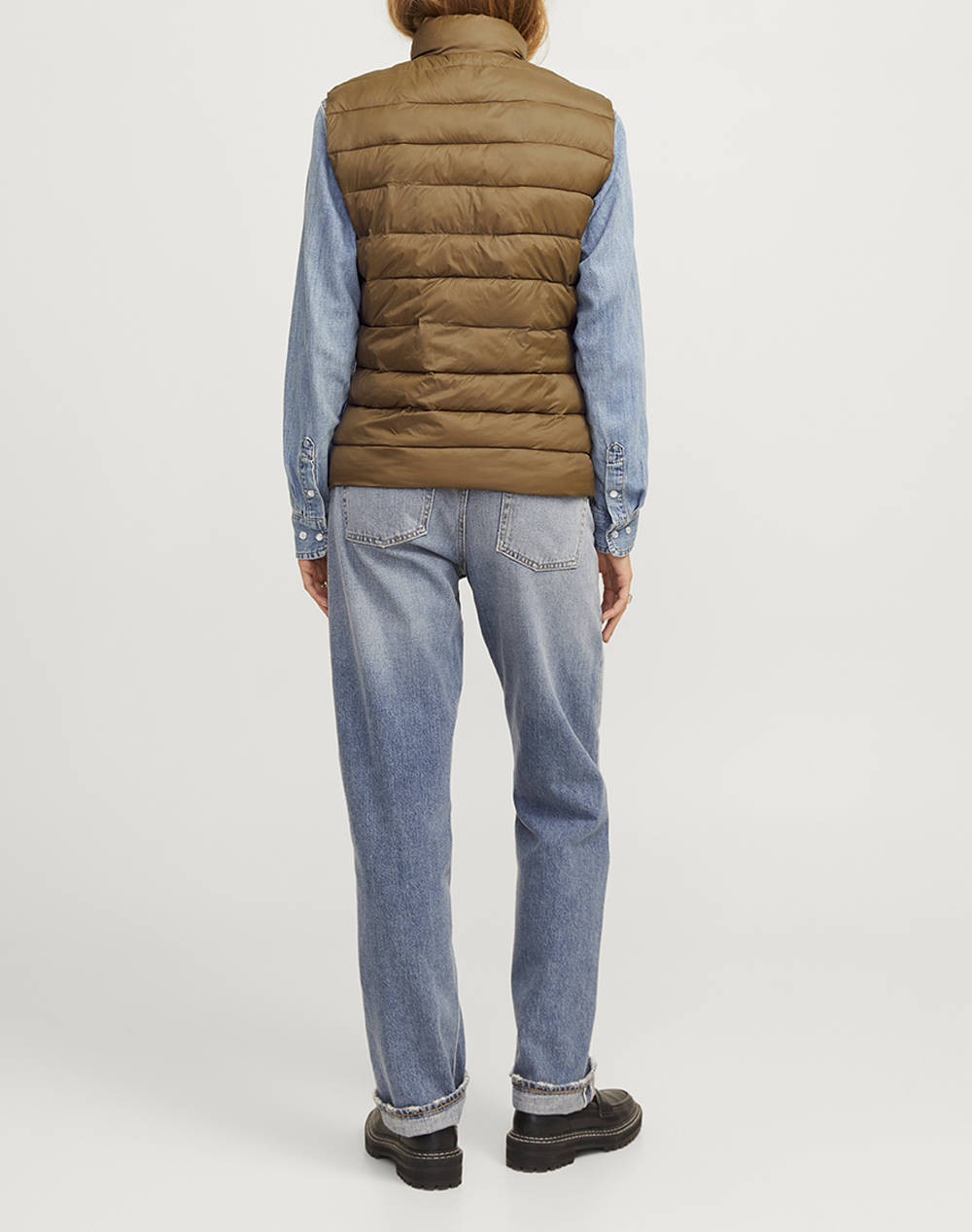 JJXX JXNORA LIGHTWEIGHT VEST OTW NOOS 12224641-KANGAROO Brown φωτογραφία